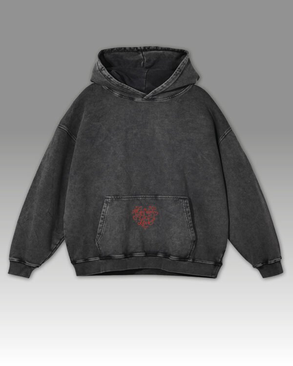 Bluza oversize z kapturem All You need is Love
